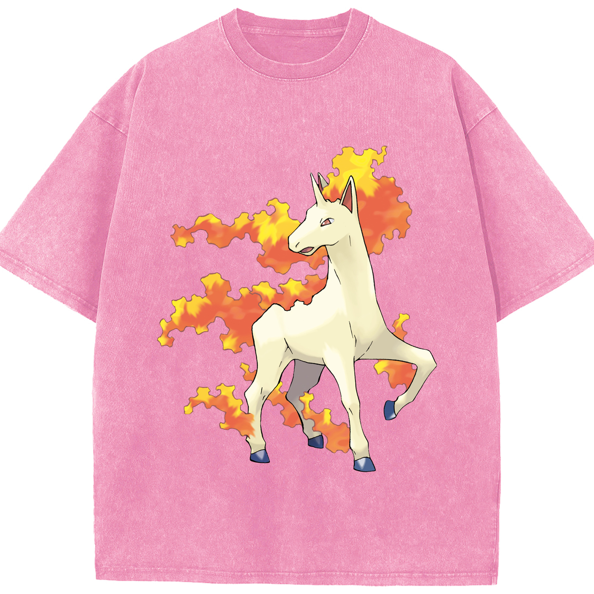 （画像用） ポケットモンスター Pokémon 綿100% ヴィンテージ風 半袖Tシャツ（フロントプリント）